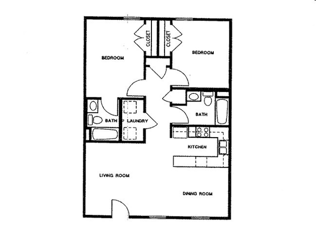 2BR/2BA - Bexley Ridge