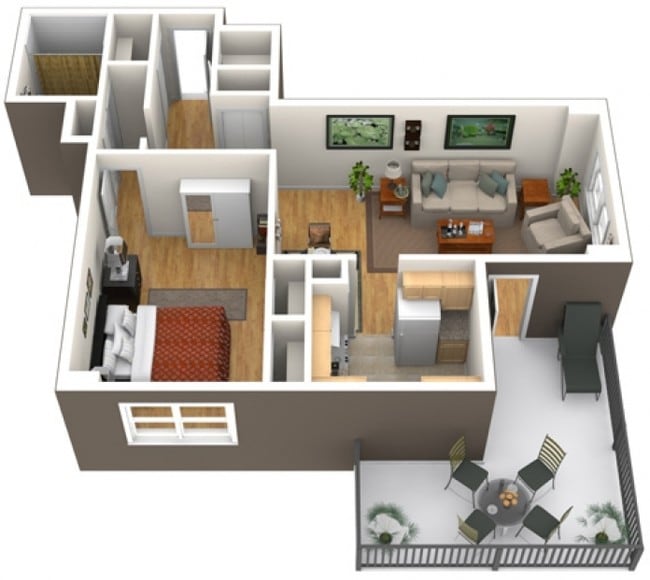 1BR/1BA - Park Haven