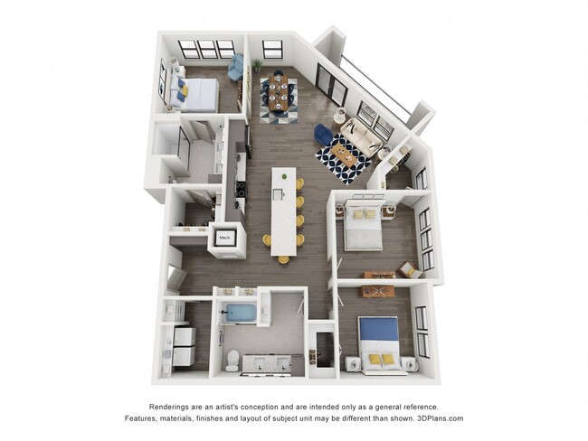 Floorplan - The Goodwin Apartments