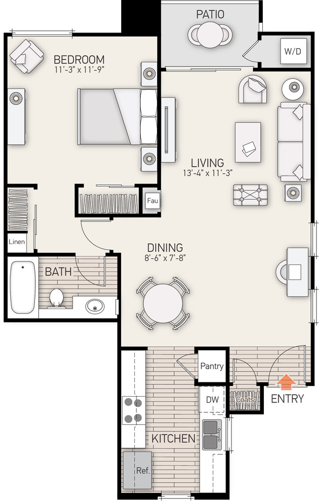 Floorplan - Ambrose Apartment Homes