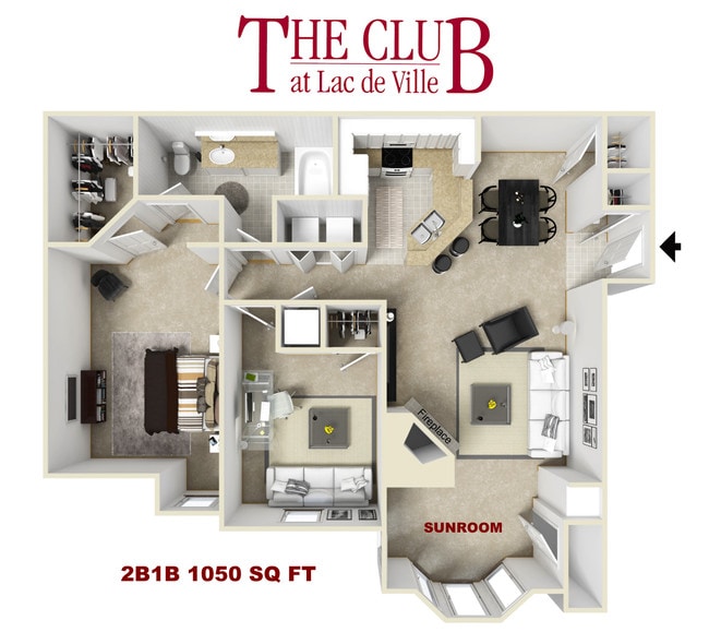 Floorplan - The Club at Lac de Ville