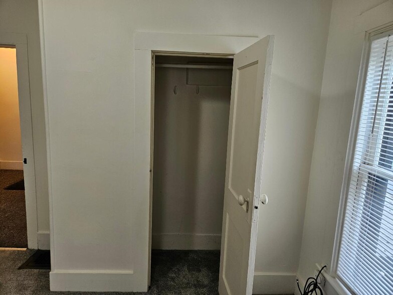 closet in living room - 16 Oak St