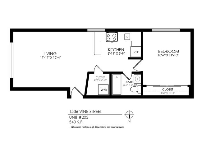 Floorplan - 1536 Vine