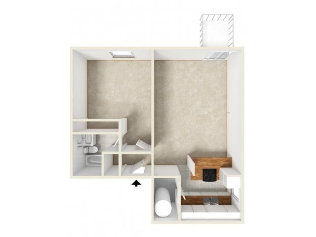 1BR/1BA - Fircrest Manor Apartments