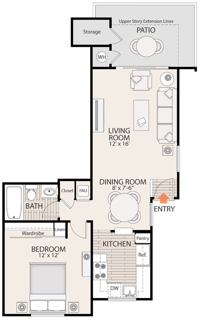 Floorplan - Windwood Glen Apartment Homes