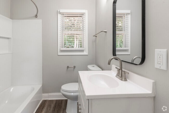 2br 1ba Apartment - bathroom. - Flats at 2200