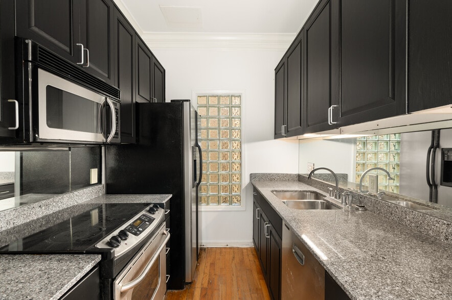 Kitchen with stainless steel appliances - 197 5th St NE