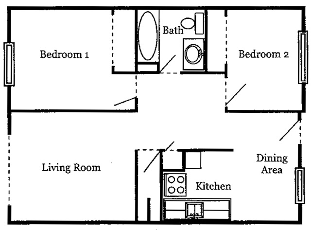 Floorplan - Grange Acres Senior Housing