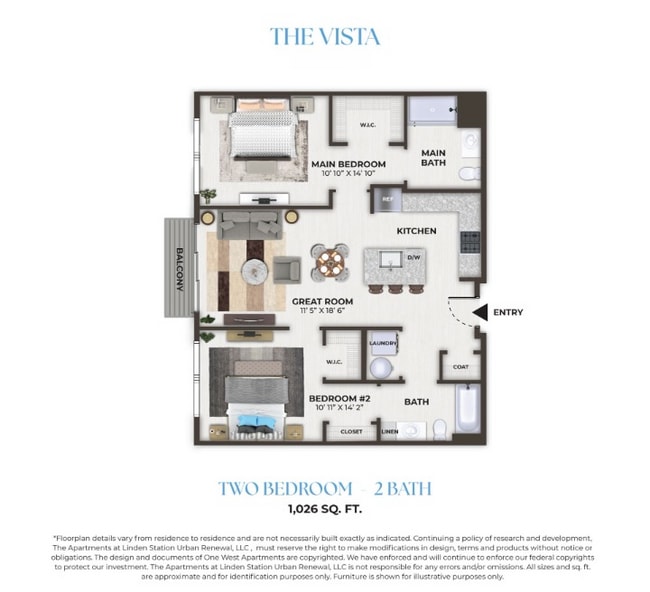 Floorplan - One West Apartments
