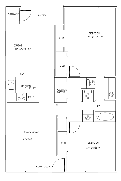 2BR/1.5BA - Bradford Ridge Apartments