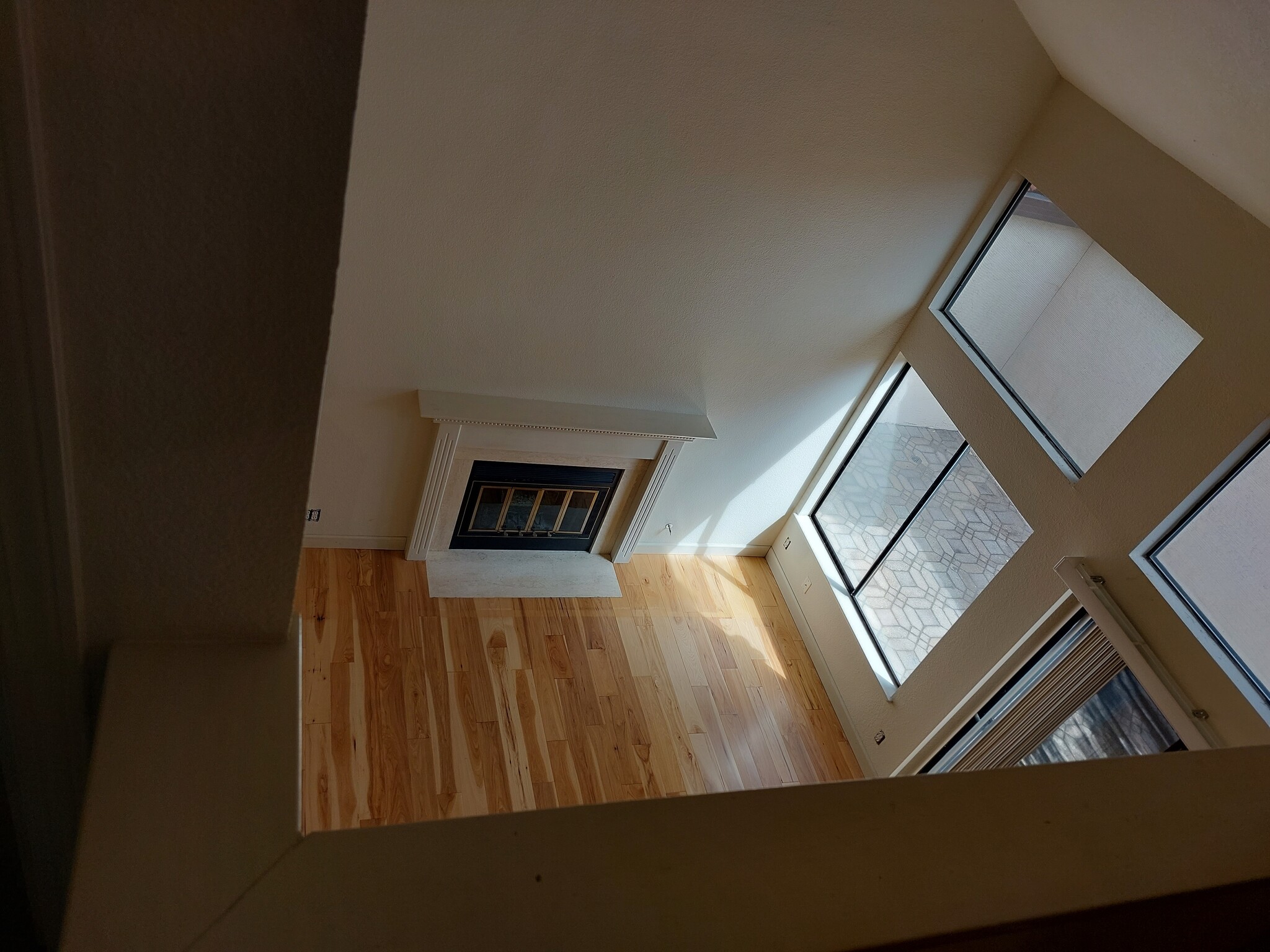 View down to living room - 358 Pimlico Dr