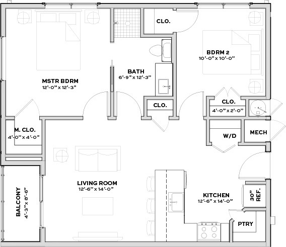 Floorplan - West End on Frio