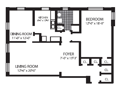 1BR/1BA - The Hyde Park