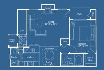 Towns Of Chapel Hill - Dallas - 1 Beds - 1 Baths - 795 Sq. ft. - Towns Of Chapel Hill