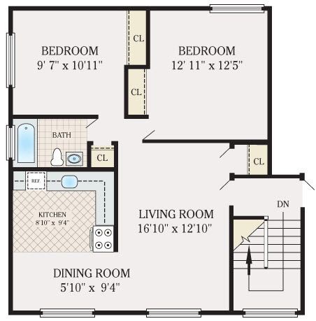 Floorplan - New Paltz Gardens Apartments