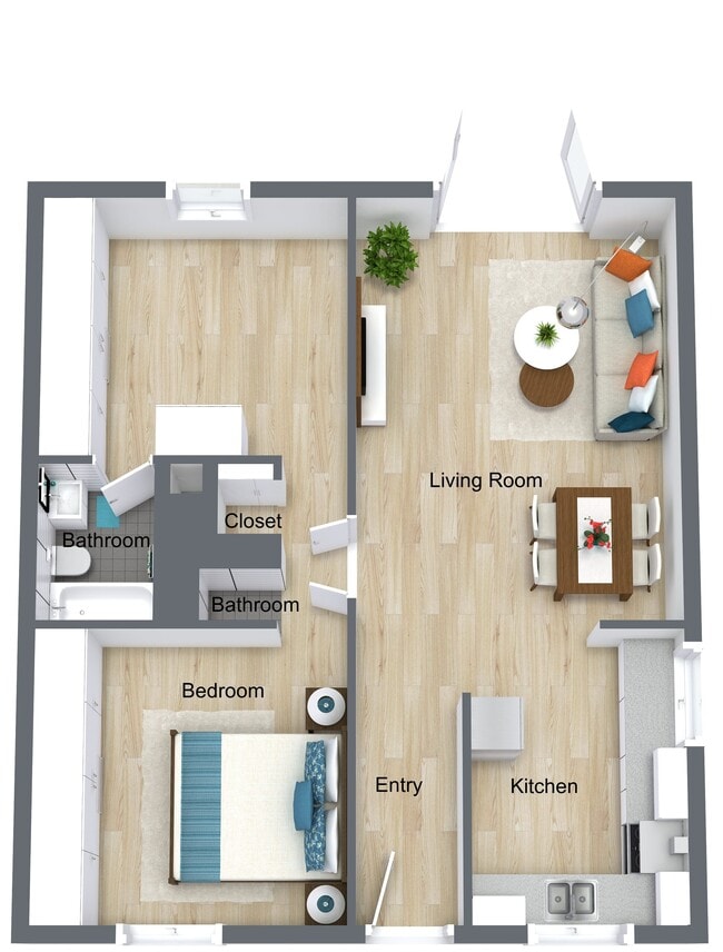 Floorplan - St Moritz Apartments