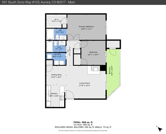 Building Photo - $1,795.95 - 2 Bed, 2 Bath Condo in Aurora with Central AC, and In Unit Laundry!