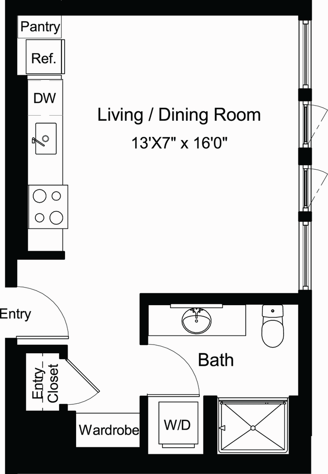 Floorplan - Chloe on Madison