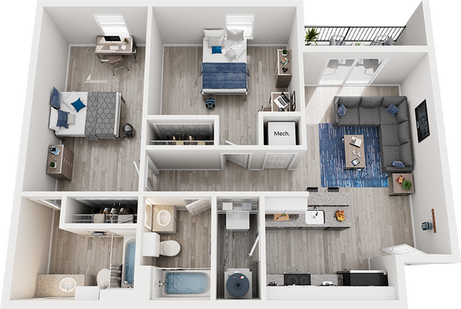 21-Pearl-2x2-Premium-Floor-Plan - 21 Pearl