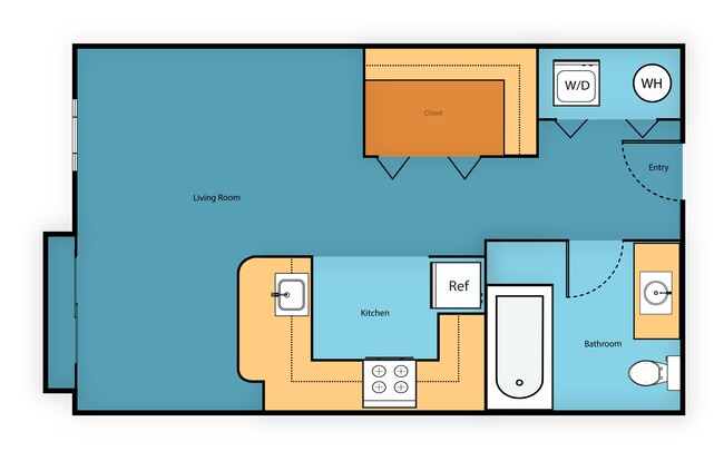 Floorplan - Sir Gallahad Apartment Homes