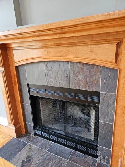 Wood burning fireplace - 4933 N Winthrop Ave