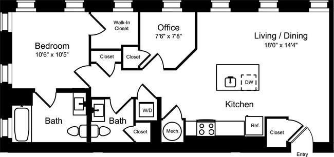 Floorplan - 455 Eye Street