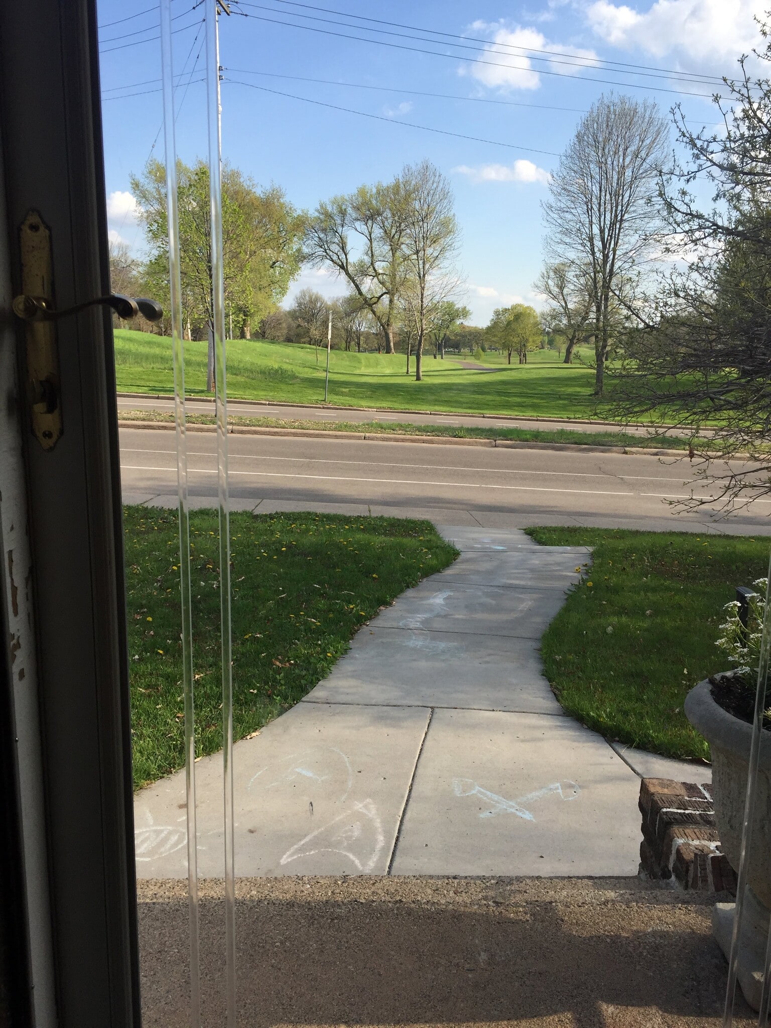 View of the golf course out your front door! In Winter, enjoy cross country skiing on the golf course! - 1347 W Highland Pkwy
