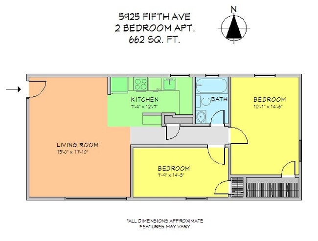Winston Floor Plan - Apartments on Fifth