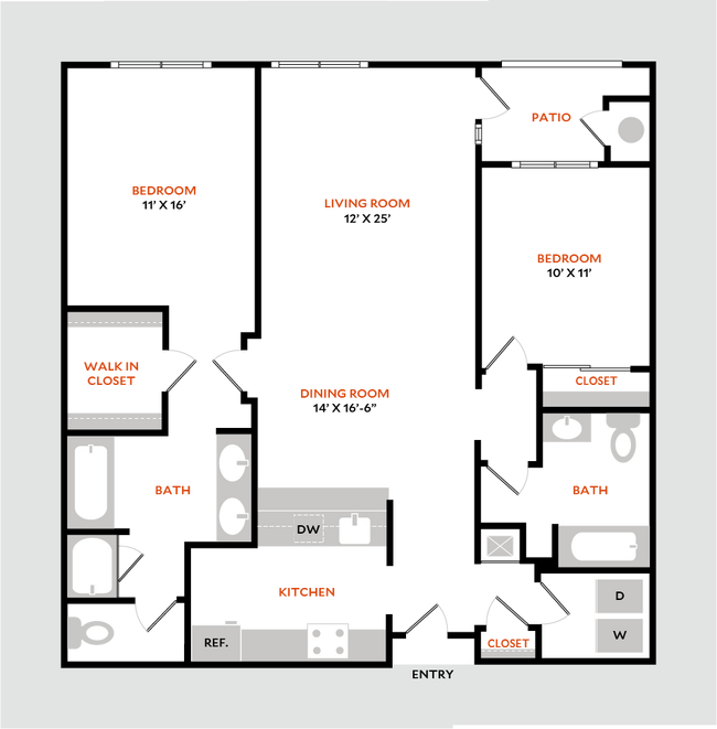 Floorplan - The Mercer