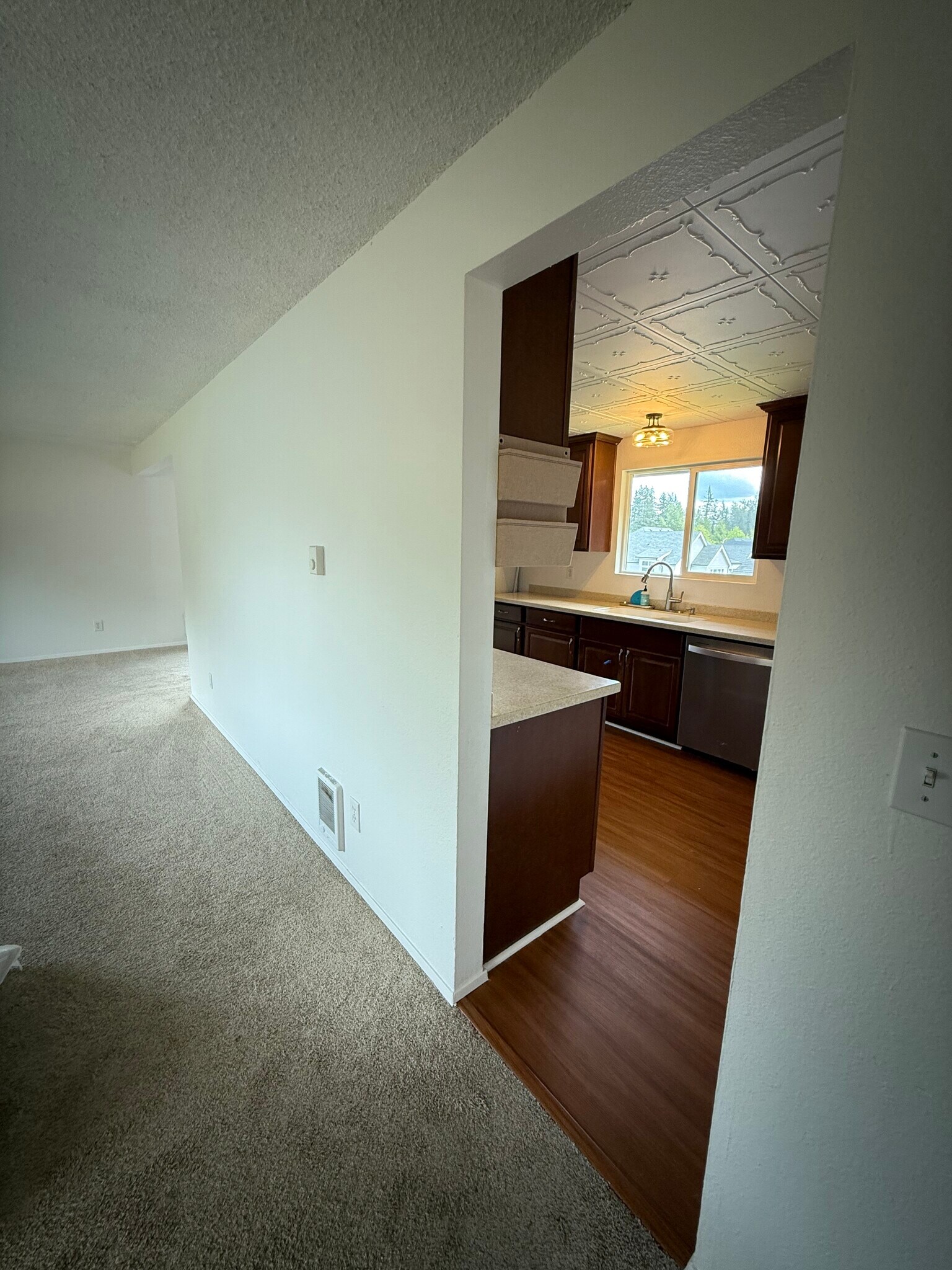 Kitchen entry from hallway (upstairs) - 13016 16th St NE
