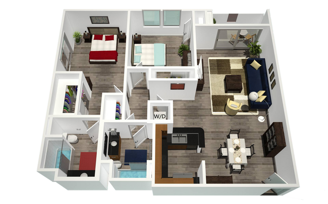 Floorplan - Legacy Apartments