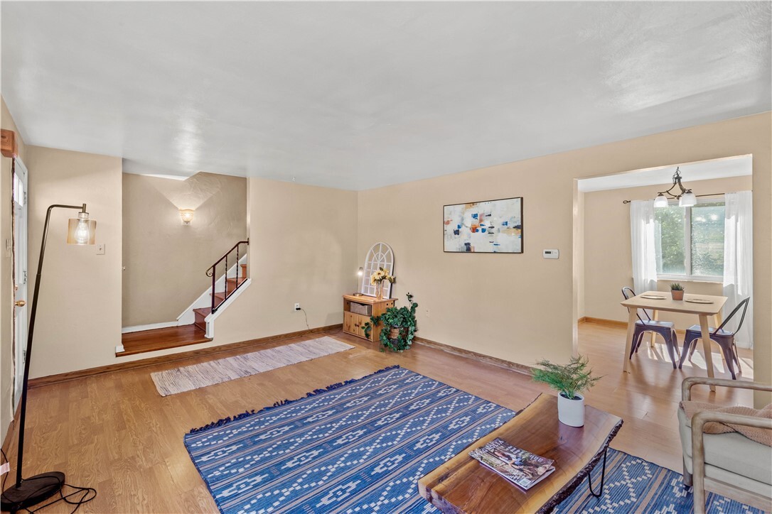 Living room, Dining Room & stairs to 2nd floor - 1492 Prospect Rd