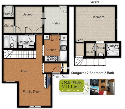 2BR/2BA - Oak Park Village Condominiums