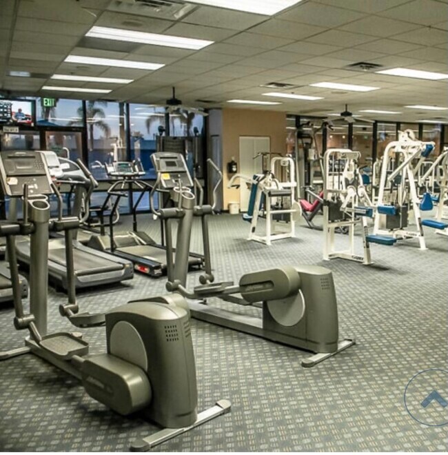 Full gym with free weights, strength equipment, cardio machines, etc. - 4337 Marina City Dr