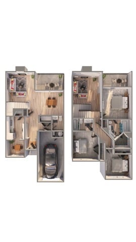 F1 Floor Plan - The Willows Ashley Park