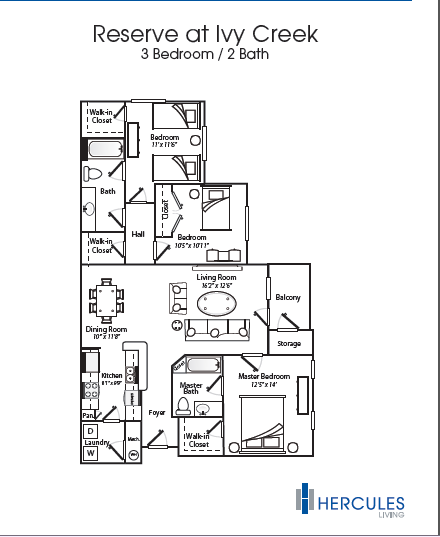 Floorplan - Reserve at Ivy Creek