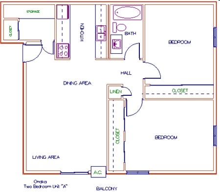 2BR/1BA - Onaka Village
