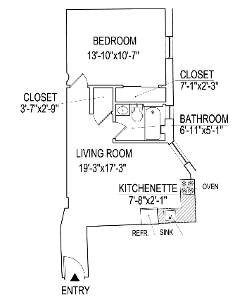 Apartment 3F - Terrace Court