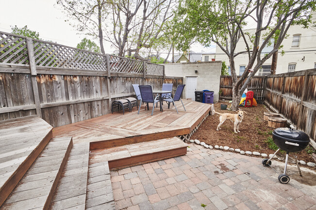 Back yard & deck - 1359 N Marion St