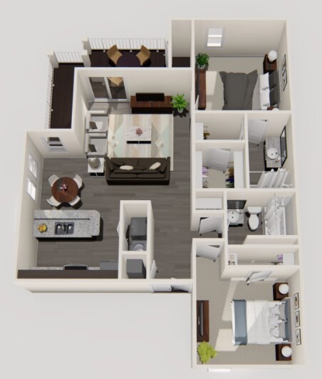 Floorplan - Enclave on East Apartments