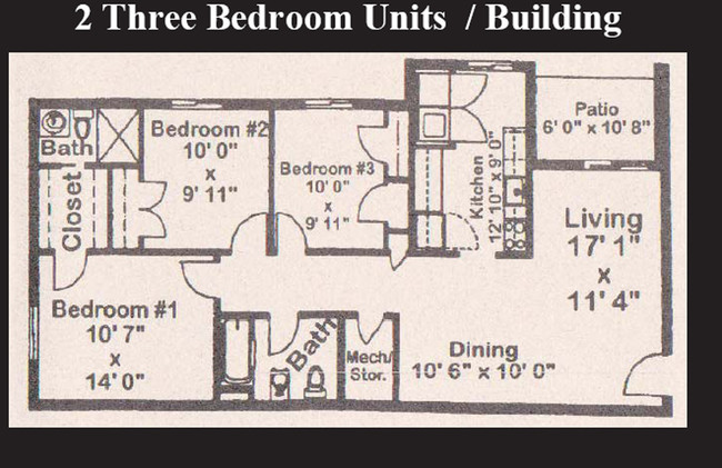 Floorplan - Westwind Village Apartments