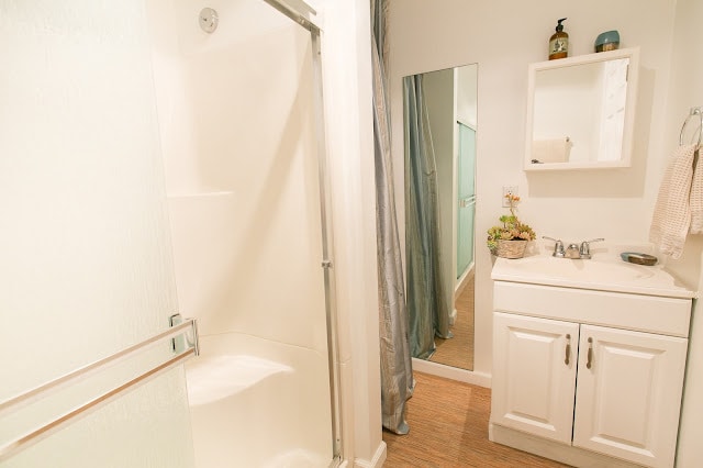 Full bath off of enclosed porch - 15 G St