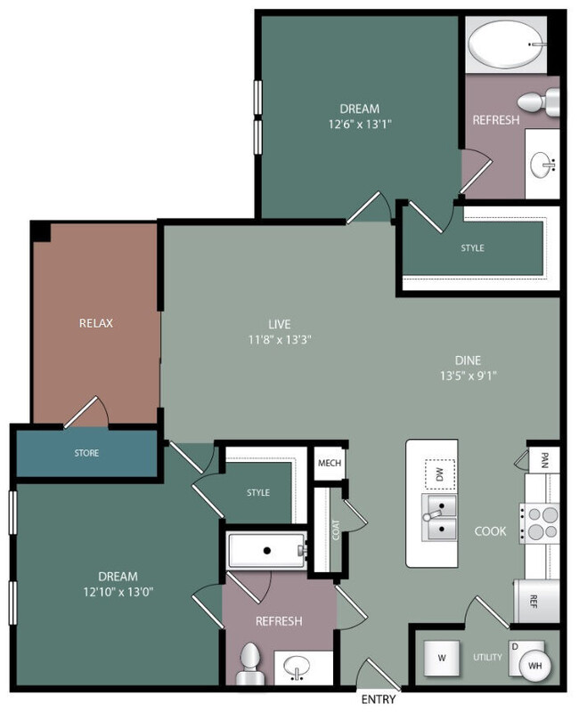 Floorplan - The Village at Apison Pike