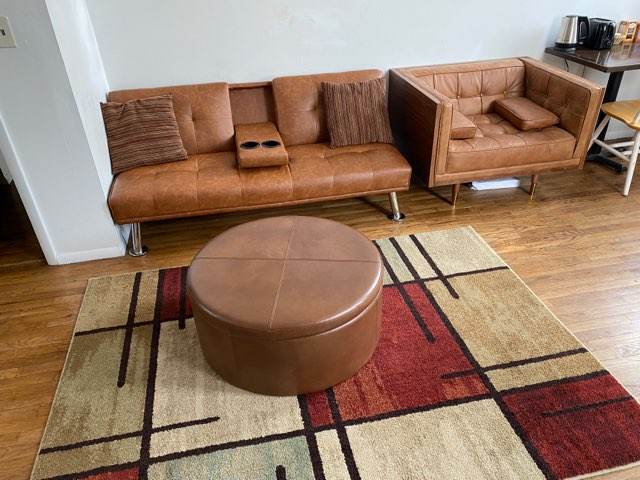 Bed and some furniture - 337 Washington St