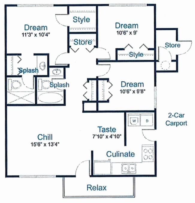 Floorplan - Summerstone Duplexes