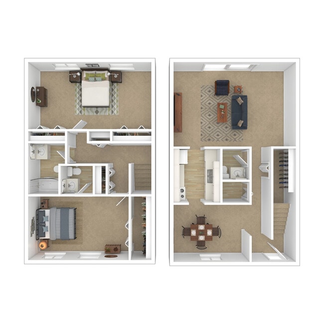 2 Beds | 1.5 Baths | 1,332 sq ft - Chateau De Ville