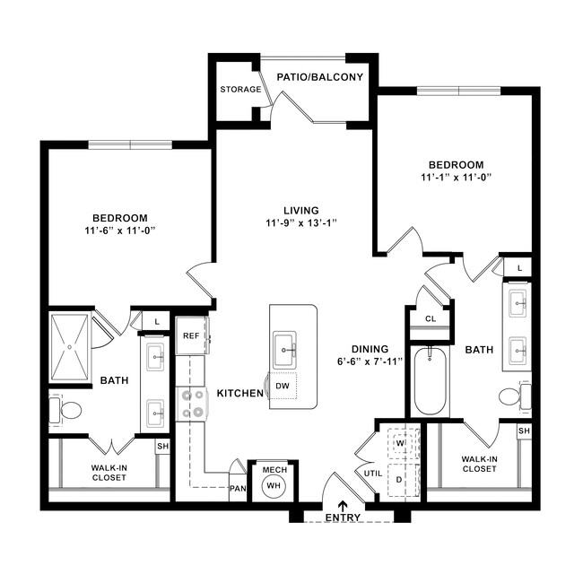 Floorplan - Palladium Garland Senior Living