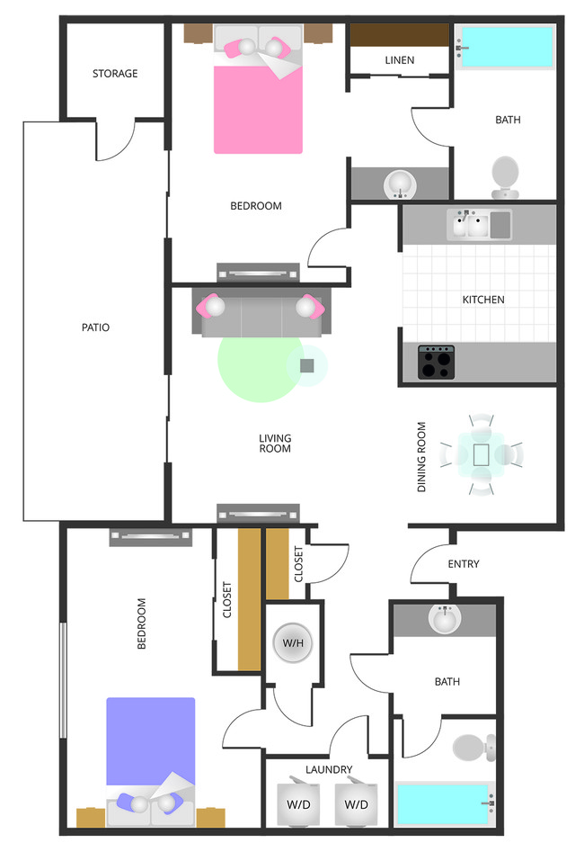 Floorplan - Vista Promenade Apartments