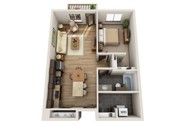 Floorplan - Deer Ridge Apartment Homes