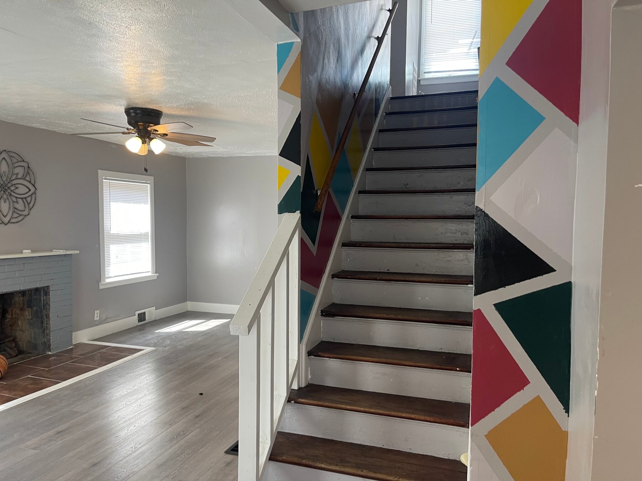 stairs up to the 3 bedrooms - 3532 Harrison St